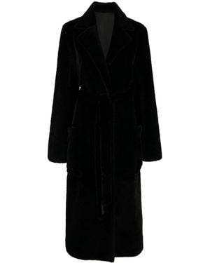 Rosetta Getty Reversible Shearling Coat - Black