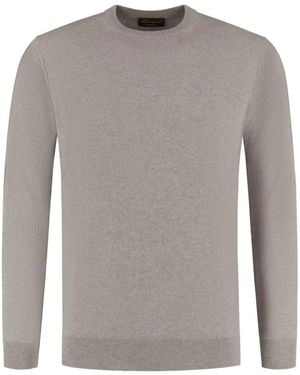 Doriani Crew-Neck Cashmere Jumper - Grey