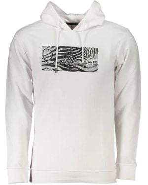 Roberto Cavalli Zebra-Print Hoodie - Grey