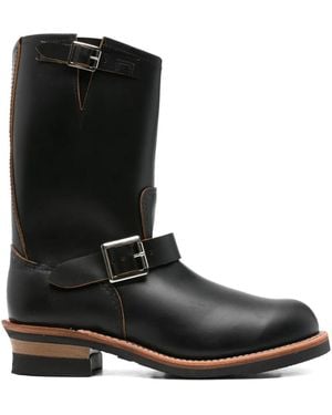 Red Wing 'S Klondike 2966 Engineer Boot Shoes - Black