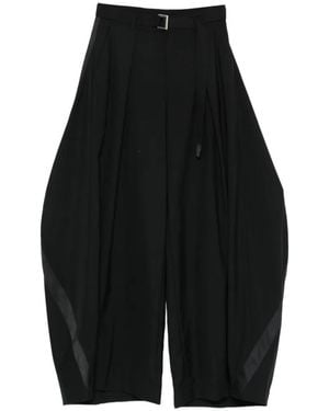 Sacai Belted Pants - Black