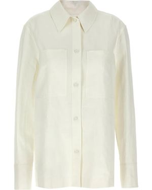 Jil Sander リネンシャツ - ホワイト