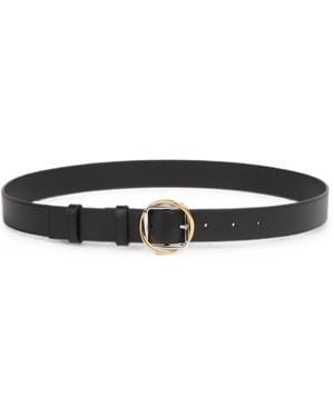 Jacquemus Salon Leather Belt - White