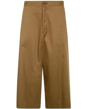 Y's Yohji Yamamoto Long Shorts - Natural