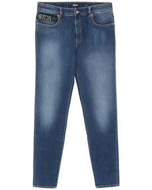 Just Cavalli Vaqueros Con Bolsillo - Azul