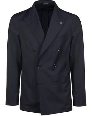 Tagliatore Double-Breasted Blazer - Blue