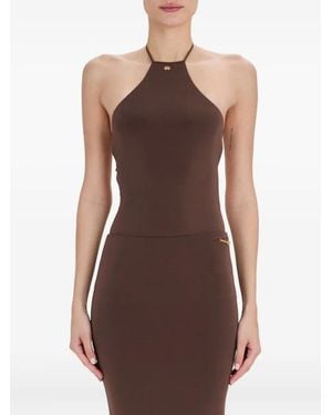 Amiri Halterneck Top - Brown