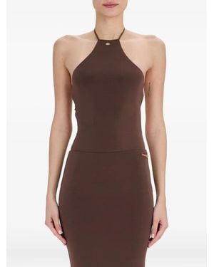 Amiri Halterneck Top - Brown