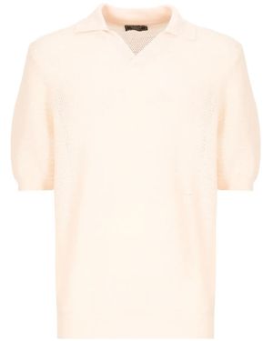 Peserico Poloshirt Mit Kurzen Ärmeln - Weiß