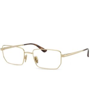Vogue Geometric-Frame Glasses - White