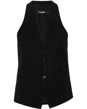 DSquared² Classic Dean Vest Clothing - Black