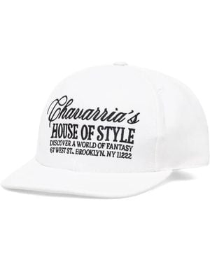 Willy Chavarria Logo-Embroidered Cap - White