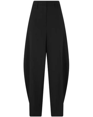 Herskind Dante Pleat-Detail Tapered Pants - Black