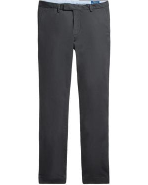 Polo Ralph Lauren Flat-Front Straight-Leg Pants - Gray
