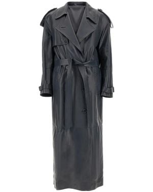 Salvatore Santoro Belted Trench Coat - Black
