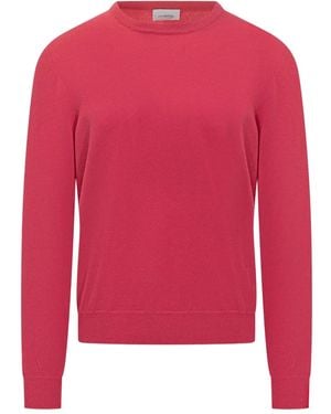 Malo Pullover mit Rundhalsausschnitt - Pink