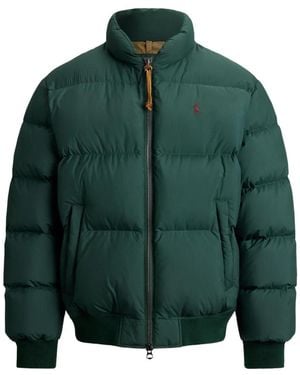 Polo Ralph Lauren Veste Bomber À Design Matelassé - Green