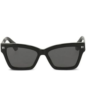 Off-White c/o Virgil Abloh Gafas de sol con lentes cuadradas - Gris