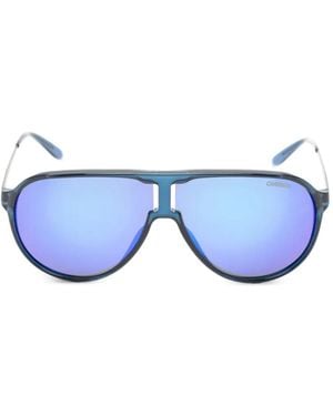 Carrera New Champion Pilot-Frame Sunglasses - Blue