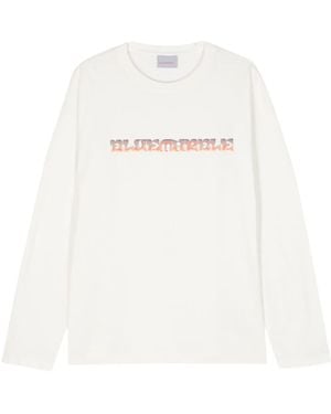 Bluemarble Logo-Print Cotton T-Shirt - White