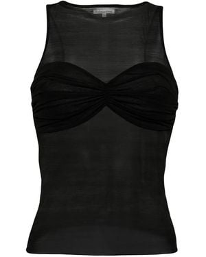 Reformation Rose Knit Top - Black
