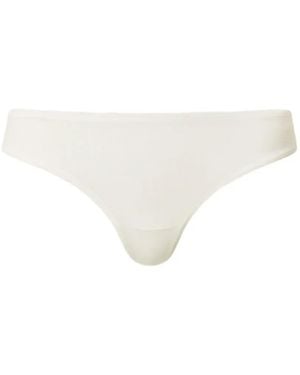 Twinset Charmeuse Brazilian Briefs - White