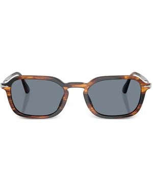 Persol Striped Frame Sunglasses - Brown