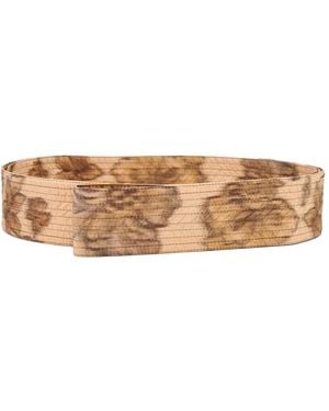 Our Legacy Flower-Jacquard Belt - ナチュラル
