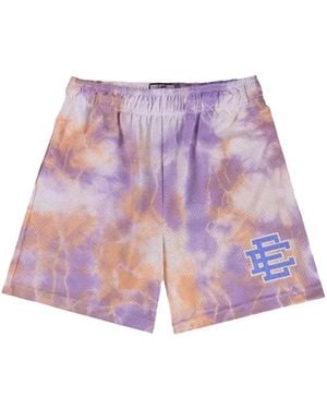 Eric Emanuel Tie Dye Logo Track Trousers - Purple
