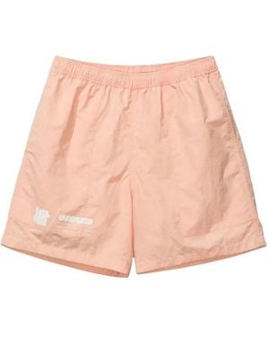 Undefeated Shorts Con Fantasia Tie Dye E Logo - Neutro