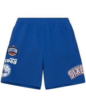 Mitchell & Ness Philadelphia 76Ers Royal Team Origins Shorts - Blue
