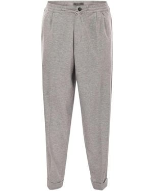 Fedeli Harvard Trousers - Grey