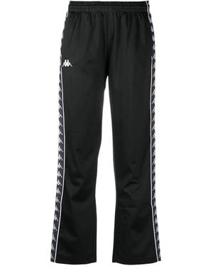 Kappa Logo-Tape Track Trousers - Black