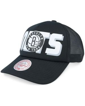 Mitchell & Ness Brooklyn Nets Billboard Cap - Black