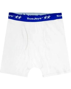 Twojeys Logo-Waistband Boxers (Pack Of Two) - Blue