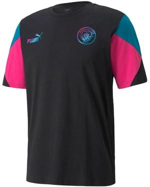 PUMA Manchester City Ftblculture T-Shirt - Black