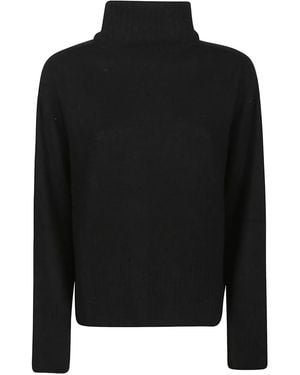 Aragona Turtleneck Cashmere Sweater - Black