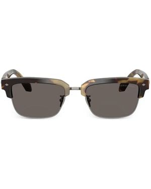 Giorgio Armani Logo-Detail Sunglasses - Grey