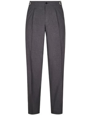 Cellar Door Pleated Trousers - Blue