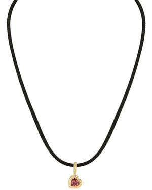 Lizzie Mandler Collana Con Pendente Heart - Metallizzato