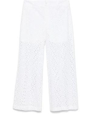 Liu Jo Cotton Pants - White