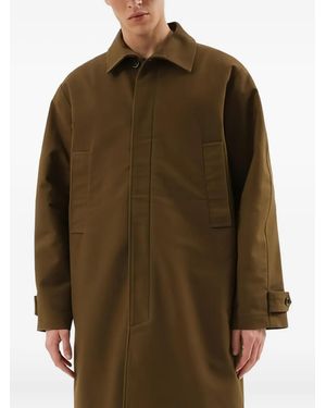 1989 STUDIO Button Single-Breasted Coat - Green