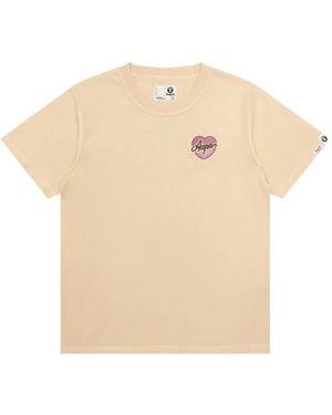 Aape By A Bathing Ape T-Shirt Con Applicazione - Neutro