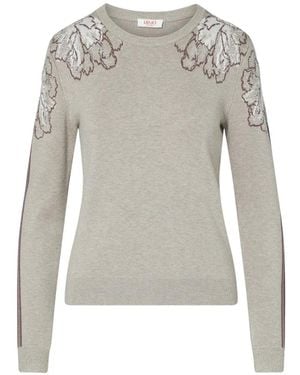 Liu Jo Jacquard Sweater - White