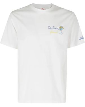 MC2 Saint Barth Portofino Embroidered T-Shirt - White