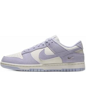 Nike Dunk Low Suede Trainers - White