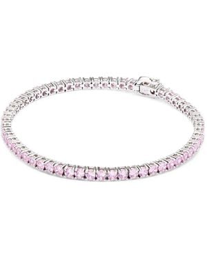 Hatton Labs Bracelet En Argent Sterling À Zircones Cubiques - Blanc