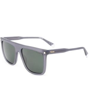 Polaroid Square-Frame Sunglasses - Gray