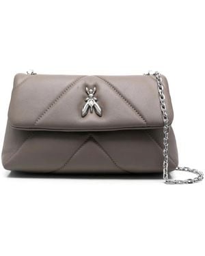 Patrizia Pepe Medium Padded Shoulder Bag - Grey