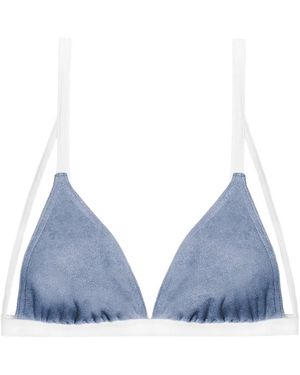 UNDRESS Be Adventurous Triangle Bra - Blue